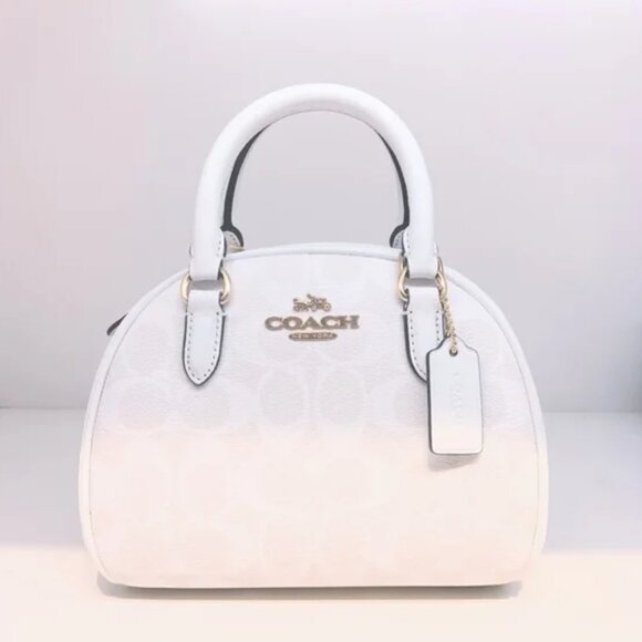 Coach Handbags - NWOT Coach Sydney Satchel In Signature Canvas CA591